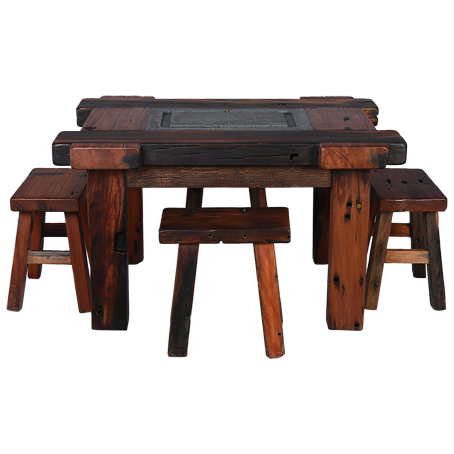 COST1 - Chinese Outdoor Rustic Stone Table