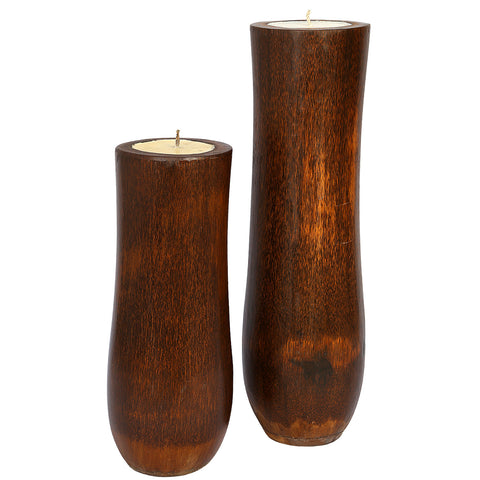 IJTCHL Coconut Shell Candle Holders